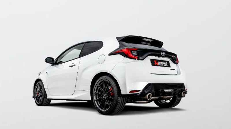 Photo of Akrapovic Slip-On Race Line Titanium Exhaust for the Toyota GR Yaris - Image 2
